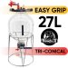 Fermentador tricónico FermZilla  de fácil agarre (con Kit de inicio para fermentar a presión Easy-Grip)- 7.1 gal.  27 Lts 