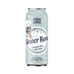 Mash Gang  SINNER BONE, CINNAMON COFFEE STOUT  0.5%, 440ml - The Alcohol Free Co