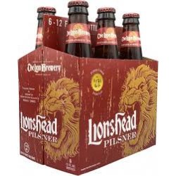 Lionshead Deluxe Pilsner 12 oz bottles- 6 pack - Beverages2u