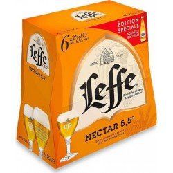 Leffe BiÃre blonde nectar 5.5% 6 x 25 cl 5.5%vol. (pack de 6) - Selfdrinks