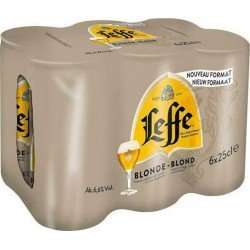 Leffe BiÃre blonde 6.6% 6 x 25 cl 6.6%vol. - Selfdrinks