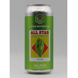 3 Sons Brewing  All Star: Citra - DeBierliefhebber