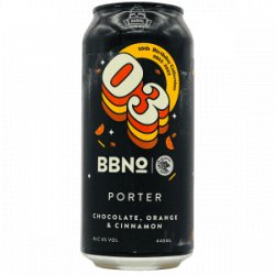 BBNO X Amundsen – 03Porter – Chocolate, Orange & Cinnamon – 10th Birthday Edition - Rebel Beer Cans