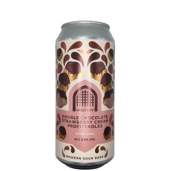 Vault City Brewing Double Chocolate Strawberry Cream Profiteroles
