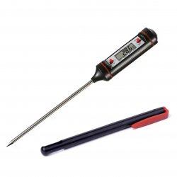 Digital Thermometer Temperature Probe with clip -50C to +300C - Inc. Battery - Brewbitz Homebrew Shop