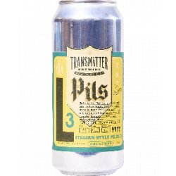 Transmitter Brewing L3 Italian Pilsner - Half Time