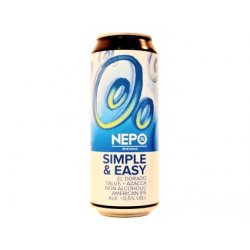 Nepomucen - Simple & Easy 0,5l plech 0.5% alc. - Beer Butik