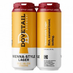 Dovetail Vienna Lager 4-pack - The Open Bottle