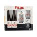 Alaus rinkinys Kasteel FILOU (2*0,75 l but. ir 2*0,33 l talpos taurės) 