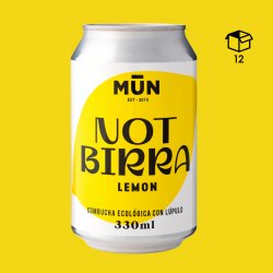 NOT-BIRRA LEMON  12 latas 330 ml - Mun Ferments