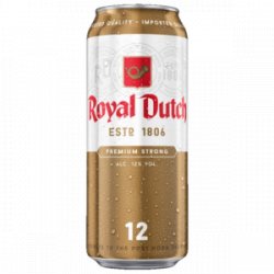 Royal Dutch Premium Strong 12% – Lon 500ml – Thùng 24 Lon - BIA NHẬP ĐÀ NẴNG