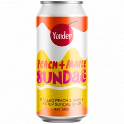 Yonder Brewing & Blending - Peach & Maple Sundae - Left Field Beer