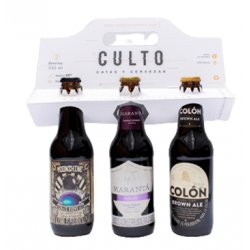 3pack de cerveza artesanal negras - Culto Cervecero