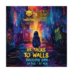 Monsters  He Talks To Walls  Thiolized DIPA - Browarium