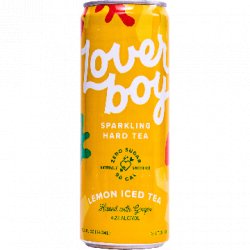 Loverboy Hard Tea Lemon Iced Tea - Half Time