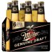 Miller Genuine Draft 6 pack 12 oz. Bottle Miller Genuine Draft 6 pack 12 oz. Bottle