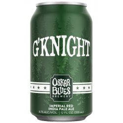 Oskar Blues G’Knight Imperial Red - Drinks of the World