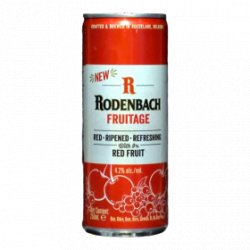Rodenbach Rodenbach - Fruitage - 4.2% - 25cl - Can - La Mise en Bière