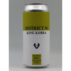 District 96 Beer Factory - King Kobra - DeBierliefhebber