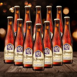 La Trappe Trappist  Dutch Quadrupel Beer - 10.00% ABV (12 Pack) - Beerhunter