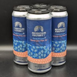 Mountain Culture Fresh Frozen Status Quo - Hazy Pale Ale Can 4pk - Saccharomyces Beer Cafe