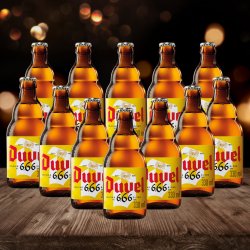 Duvel Belgian Strong Ale 666 330ml Bottles - 8.5% ABV (12 Pack) - Beerhunter