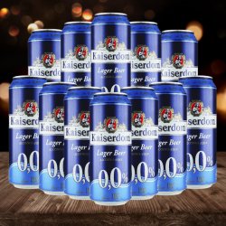 Kaiserdom Lager German Alcohol Free Lager 500ml Cans - 0.0% ABV (12 Pack) - Beerhunter