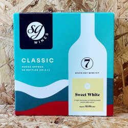 SG Wines (Solomon Grundy) Classic - Sweet White - 7 Day White Wine Kit - 30 Bottles - Brewbitz Homebrew Shop