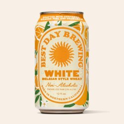 Best Day Brewing —  White, Belgian Style Wheat, Non-Alcoholic, 6-pack - Minus Moonshine