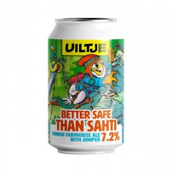 Uiltje Better Safe Than Sahti 7.2alc 33cl - Dcervezas