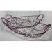 CORBEILLE METAL GRILLAGE Violet Parme PM 