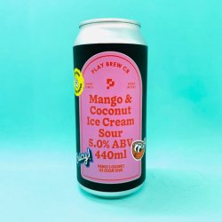 Play Brew Co. Mango & Coconut Ice Cream Sour [Sour] - Alpha Bottle Shop & Tap