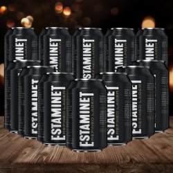 Estaminet Refined Lager 330ml Cans - 5.2% ABV (12 Pack) - Beerhunter