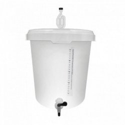 Brewingfermentation bucket 30 l with volume graduation - Brouwland