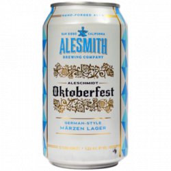 AleSmith Brewing Company AleSchmidt Oktoberfest