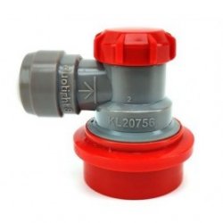 CONECTOR BALL LOCK PLASTICO PARA GAS COLOR GRIS ROJO A… - Prodel Agrícola