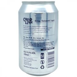 Mash Gang Cheap Lager - Beer Shop HQ