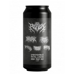 Unreadable Metal Logos  6.66% IPA  440ml Can - Azvex Brewing Company