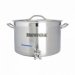 Brewferm homebrew kettle SST 20 l with ball valve (36 x 24 cm) Brewferm homebrew kettle SST 20 l with ball valve (36 x 24 cm)