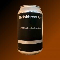 Shrinkbrew Ales #108 Ardberg BA Imp. Stout 0.33l - Biertipp