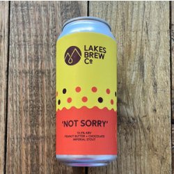 Lakes Brew Co  Not Sorry  Double Pastry Stout - Beer No Evil