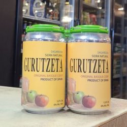 Gurutzeta Sagardoa Basque Cider 12oz can - Bine & Vine