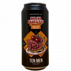 Ten Men Brewery NOT FOR BREAKFAST: CHERRY MINT CINNAMON CHEESECAKE Ten Men Brewery NOT FOR BREAKFAST: CHERRY MINT CINNAMON CHEESECAKE