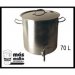 Caldero INOX 70L con grifo 3/4 Caldero INOX 70L con grifo 3/4