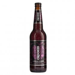 Crooked Cider Apple and Blackcurrant Cider 500mL Bootle - The Hamilton Beer & Wine Co