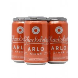 SHACKSBURY ARLO CIDER 12oz 4PK CANS - Schaefer’s