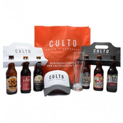 6pack Regalo con vaso y Gorra - Culto Cervecero