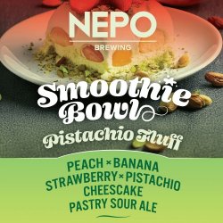 Nepomucen Smoothie Bowl: Pistachio Fluff 500ml - Funky Fluid