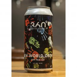 360 Degrees Brewing Company, New World Order, DDH Pale Ale, 5.8%, 440ml - The Epicurean