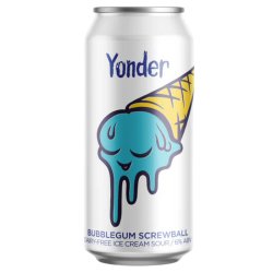 Yonder Bubblegum Screwball  Dairy-Free Ice Cream Sour 440ml (6%) - Indiebeer